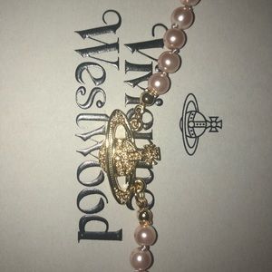 VIVIENNE WESTWOOD PINK PEARL NECKLACE RARE